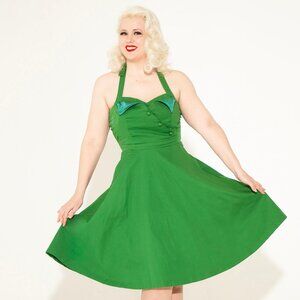 Lindy Bop Myrtle Dress 2XL Plus Size Rockabilly Pinup Vintage Reproduction Retro